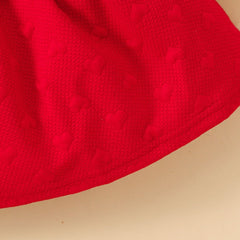 Baby Girl Two-Tone Bow Detail Dress