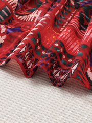 Baby Girl Printed Smocked Pinafore Skirt