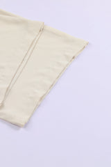 Smocked Long Flounce Sleeve Square Neck Jumpsuit