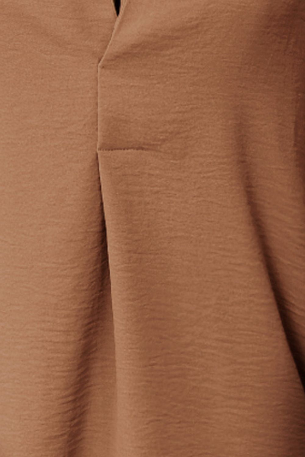 Textured Johnny Collar Three-Quarter Sleeve Blouse